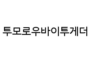 KPOP idol TXT Printable Hangul fan sign & fan board resources Normal