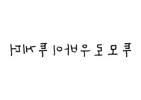 KPOP idol TXT Printable Hangul fan sign & fan board resources Reversed
