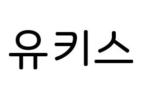 KPOP idol U-KISS Printable Hangul Fansign Fanboard resources Normal