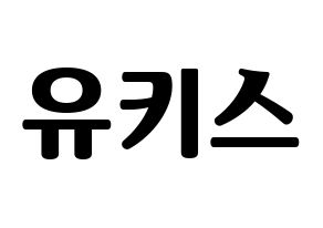 KPOP idol U-KISS Printable Hangul fan sign, fanboard resources for light sticks Normal