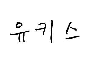 KPOP idol U-KISS How to write name in English Normal
