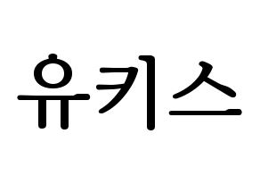 KPOP idol U-KISS Printable Hangul fan sign, fanboard resources for LED Normal