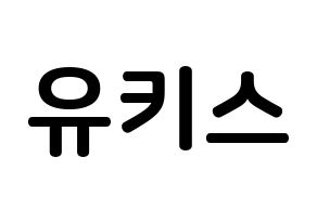KPOP idol U-KISS How to write name in English Normal