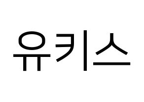 KPOP idol U-KISS Printable Hangul fan sign, fanboard resources for LED Normal
