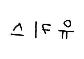 KPOP idol U-KISS Printable Hangul fan sign, concert board resources for light sticks Reversed