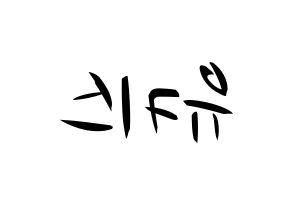 KPOP idol U-KISS Printable Hangul fan sign, concert board resources for light sticks Reversed
