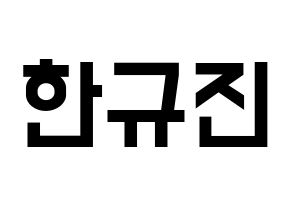 KPOP idol UP10TION  규진 (Han Gyu-jin, Gyujin) Printable Hangul name fan sign, fanboard resources for light sticks Normal