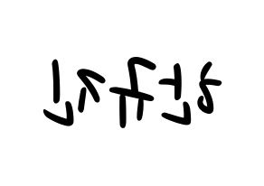 KPOP idol UP10TION  규진 (Han Gyu-jin, Gyujin) Printable Hangul name fan sign, fanboard resources for LED Reversed