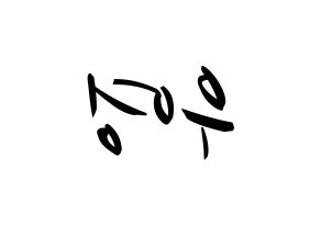 KPOP idol VAV  에이스 (Jang Woo-young, Ace) Printable Hangul name fan sign, fanboard resources for concert Reversed