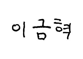 KPOP idol VAV  세인트반 (Lee Geum-hyuk, St.Van) Printable Hangul name fan sign, fanboard resources for concert Normal