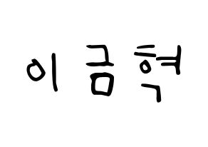 KPOP idol VAV  세인트반 (Lee Geum-hyuk, St.Van) Printable Hangul name fan sign, fanboard resources for LED Normal