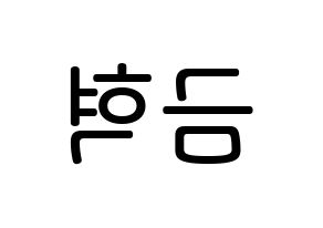 KPOP idol VAV  세인트반 (Lee Geum-hyuk, St.Van) Printable Hangul name Fansign Fanboard resources for concert Reversed