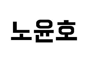 KPOP idol VAV  에이노 (Noh Yoon-ho, Ayno) Printable Hangul name fan sign, fanboard resources for concert Normal