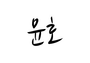 KPOP idol VAV  에이노 (Noh Yoon-ho, Ayno) Printable Hangul name fan sign, fanboard resources for concert Normal