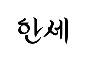 KPOP idol VICTON  도한세 (Do Han-se, Do Han-se) Printable Hangul name fan sign, fanboard resources for concert Normal
