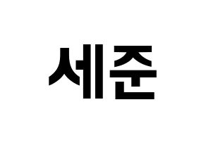 KPOP idol VICTON  임세준 (Lim Se-jun, Lim Se-jun) Printable Hangul name fan sign, fanboard resources for concert Normal
