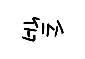 KPOP idol VICTON  임세준 (Lim Se-jun, Lim Se-jun) Printable Hangul name fan sign, fanboard resources for LED Reversed