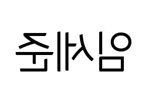 KPOP idol VICTON  임세준 (Lim Se-jun, Lim Se-jun) Printable Hangul name fan sign, fanboard resources for light sticks Reversed