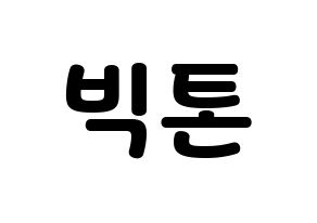 KPOP idol VICTON Printable Hangul fan sign & concert board resources Normal