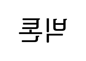 KPOP idol VICTON Printable Hangul fan sign, fanboard resources for LED Reversed