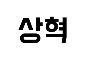 KPOP idol VIXX  혁 (Han Sang-hyuk, HYUK) Printable Hangul name fan sign, fanboard resources for light sticks Normal