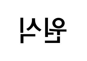 KPOP idol VIXX  라비 (Kim Won-shik, RAVI) Printable Hangul name Fansign Fanboard resources for concert Reversed