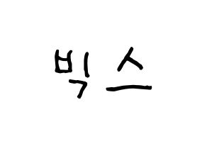 KPOP idol VIXX Printable Hangul fan sign & fan board resources Normal
