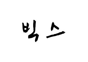 KPOP idol VIXX Printable Hangul fan sign & concert board resources Normal