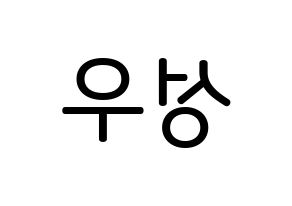KPOP idol Wanna One  옹성우 (Ong Seong-wu, Ong Seong-wu) Printable Hangul name Fansign Fanboard resources for concert Reversed