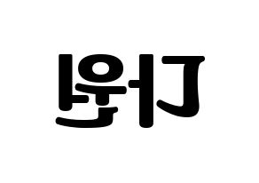 KPOP idol WJSN  다원 (Nam Da-won, Dawon) Printable Hangul name fan sign, fanboard resources for light sticks Reversed